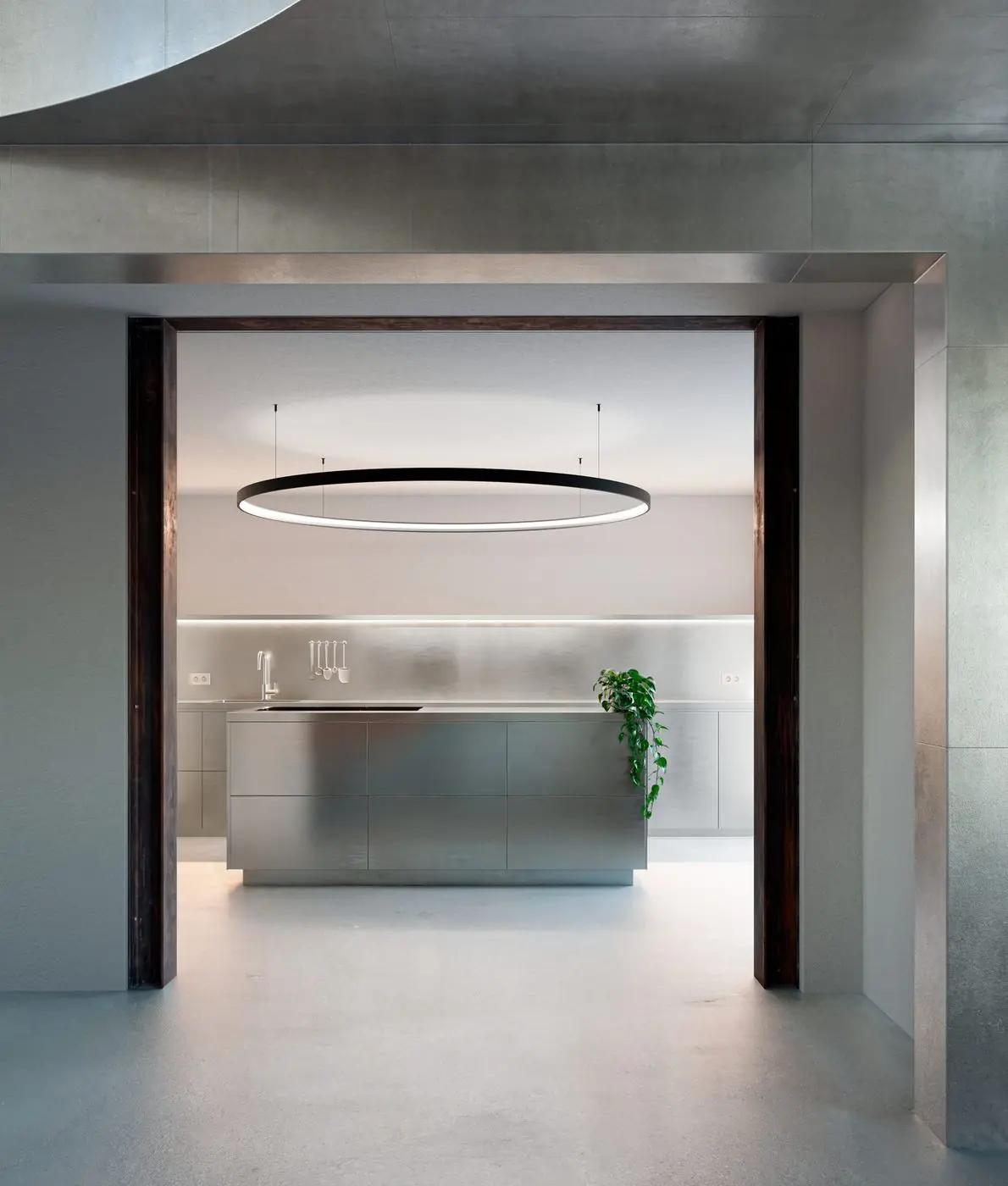 Carble Residence, kitchen, Plan B render